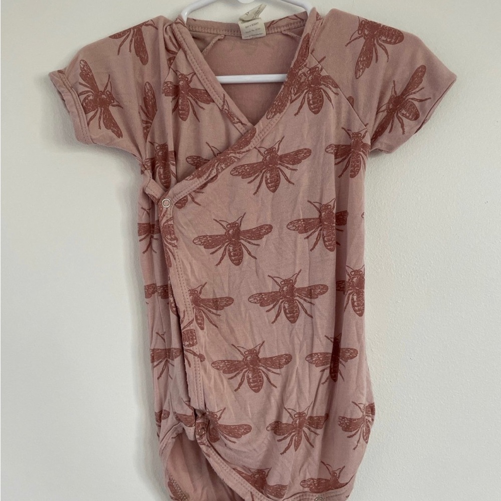 Kate Quinn Bamboo Bee Kimono Onesie